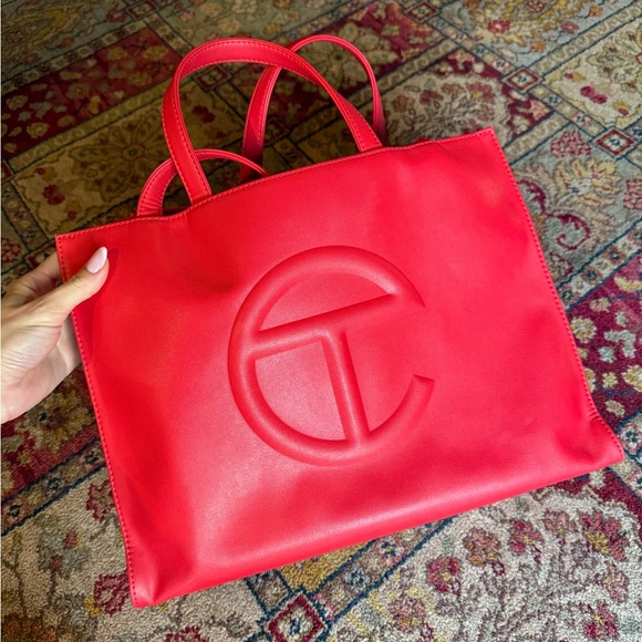 Telfar Handbags - Telfar Red Medium Shopper